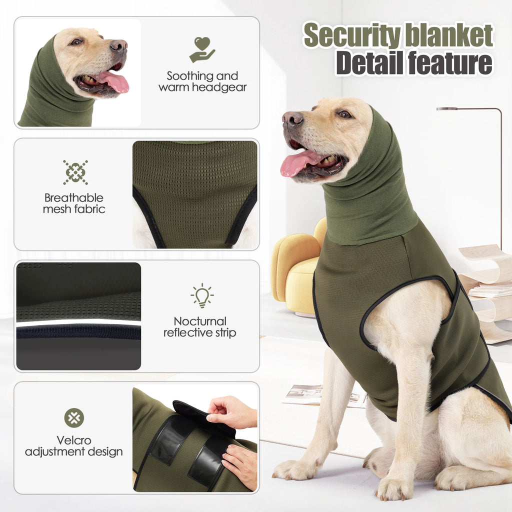 Dog Anxiety Calming Vest – Thunder, Fireworks & Stress Relief
