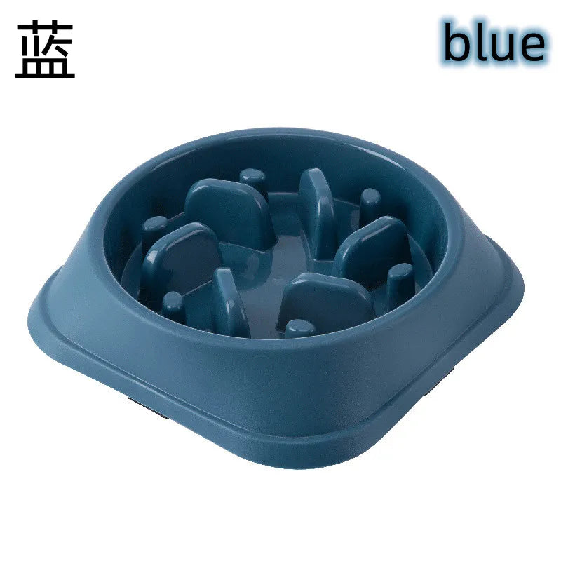 Pet Slow Feeder Bowl – Anti-Choke Maze Design for Dogs & Cats