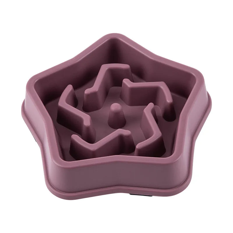 Pet Slow Feeder Bowl – Anti-Choke Maze Design for Dogs & Cats