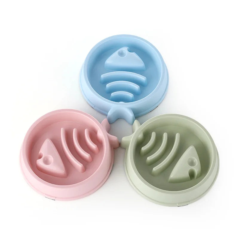 Pet Slow Feeder Bowl – Anti-Choke Maze Design for Dogs & Cats