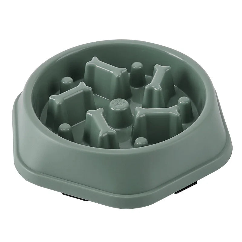 Pet Slow Feeder Bowl – Anti-Choke Maze Design for Dogs & Cats