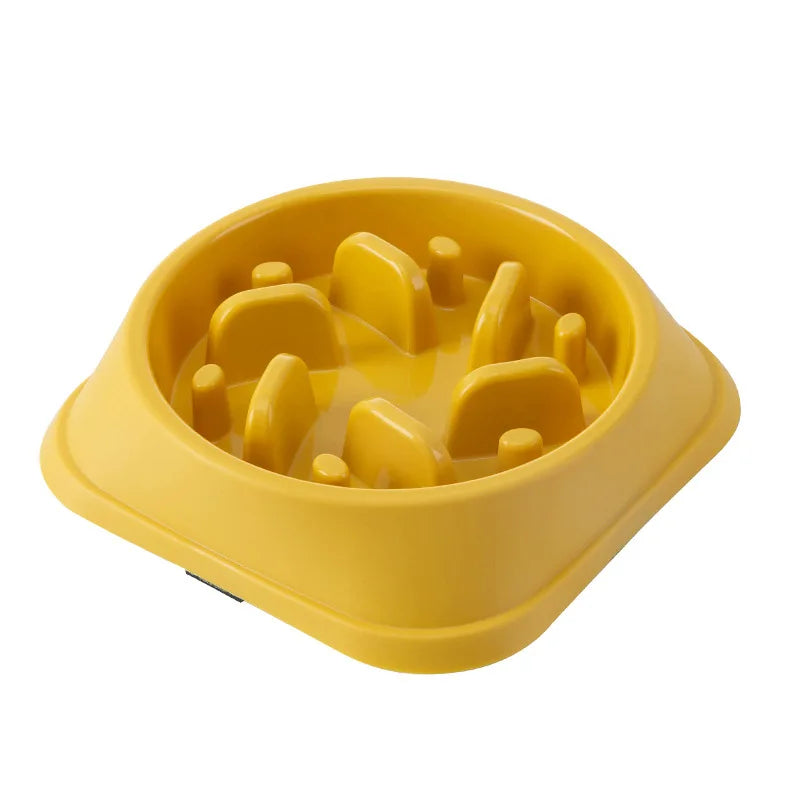 Pet Slow Feeder Bowl – Anti-Choke Maze Design for Dogs & Cats