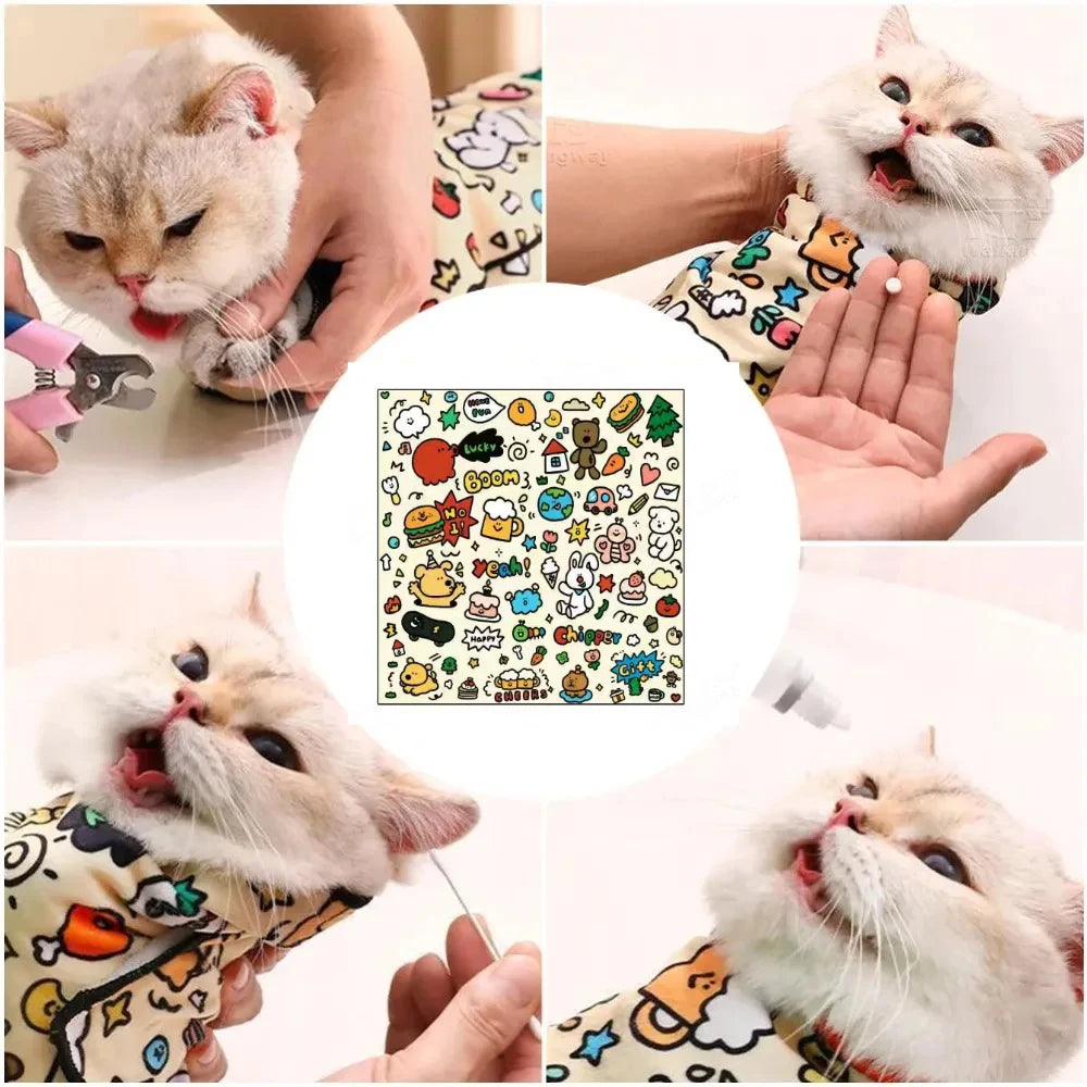 Cat Grooming Wrap – Stress-Free Nail Trimming & Grooming