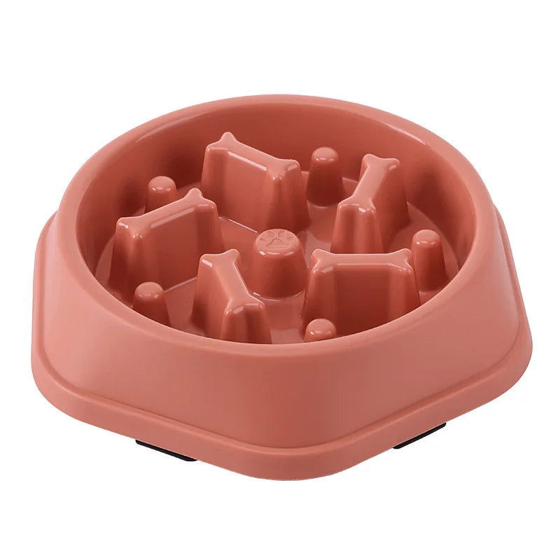 Pet Slow Feeder Bowl – Anti-Choke Maze Design for Dogs & Cats