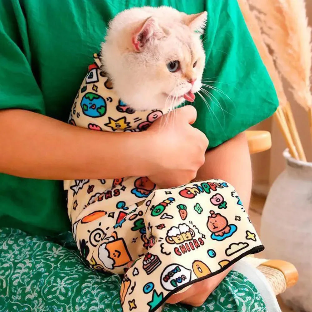 Cat Grooming Wrap – Stress-Free Nail Trimming & Grooming
