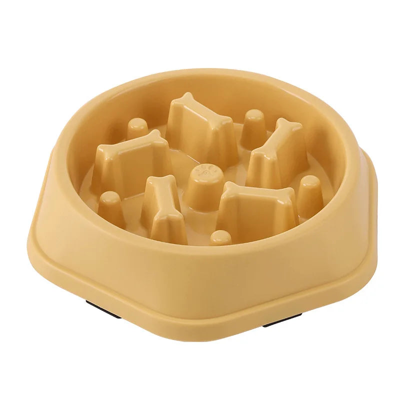 Pet Slow Feeder Bowl – Anti-Choke Maze Design for Dogs & Cats
