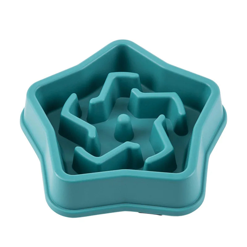 Pet Slow Feeder Bowl – Anti-Choke Maze Design for Dogs & Cats