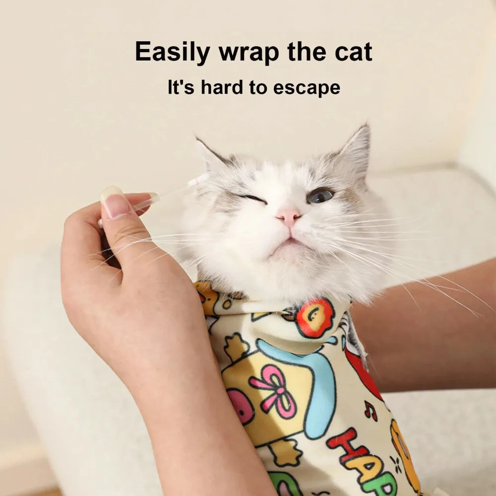 Cat Grooming Wrap – Stress-Free Nail Trimming & Grooming