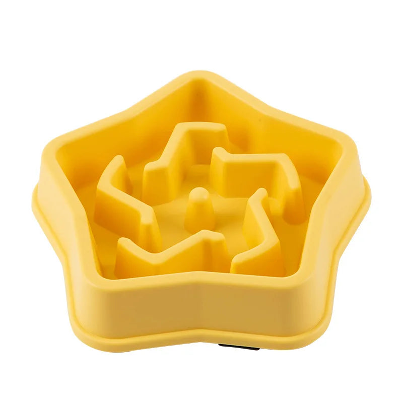 Pet Slow Feeder Bowl – Anti-Choke Maze Design for Dogs & Cats